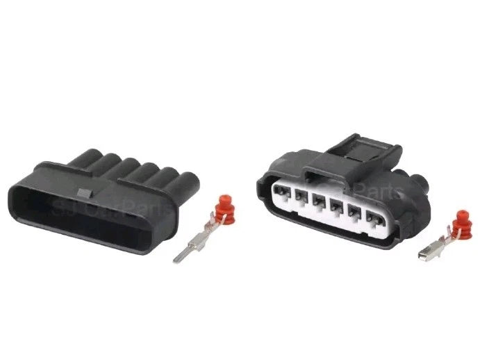 6 PIN PLUG CONNECTOR TPS THROTTLE ACCELERATOR SENSOR CONNECTOR WIRED FOR TOYOTA