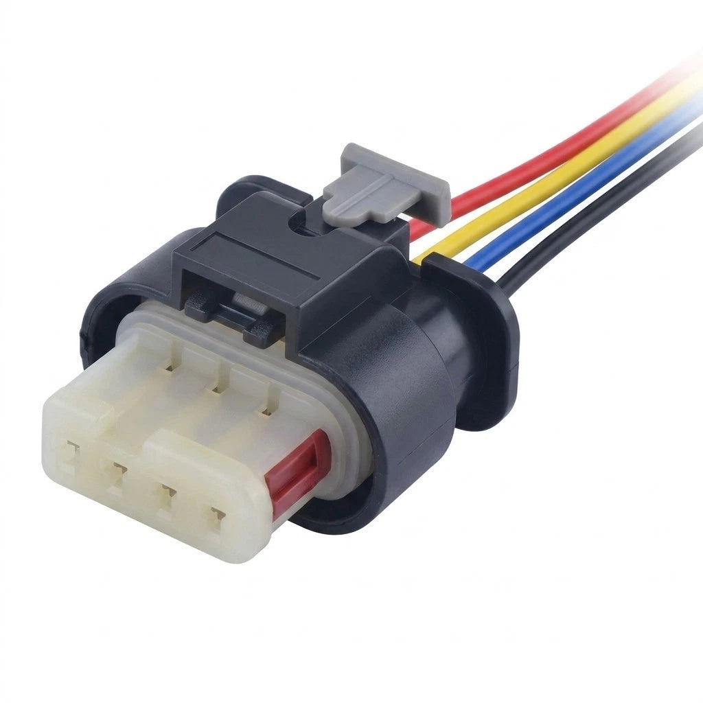 4 Pin Car Connector Waterproof Intake Pressure Sensor Plug 2-1718645-1 New OEM
