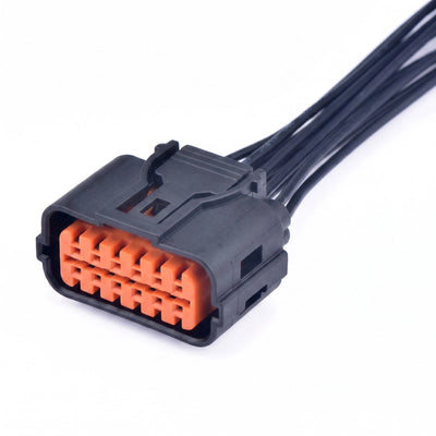 12 Pin Car Connector Back View Camera Wiring Sealed Plug HP285-12021 For Hyundai