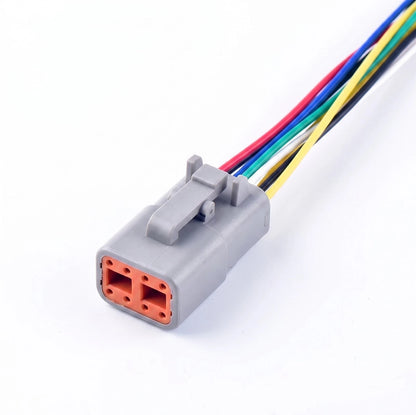 2/3/4/6/8/12 Pin Car Connector DTM Wire Harness Plug DTM06-2S for Deutsch Truck