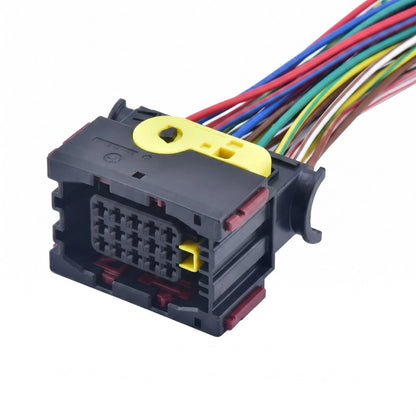 15 Pin Car Connector ECU Computer Board Socket Plug 1-1534126-1 with Pins Cover
