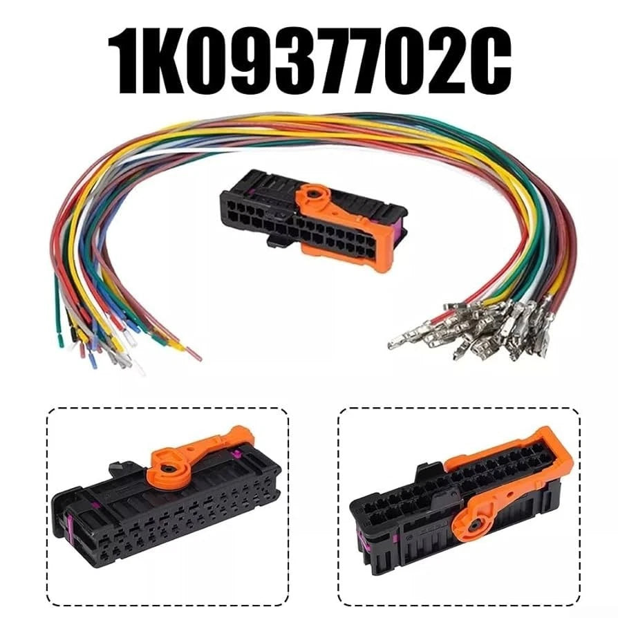 Wiring Harness Loom Plug L&R Fits Skoda Fabia Rapid Superb Yeti 1K0937702C
