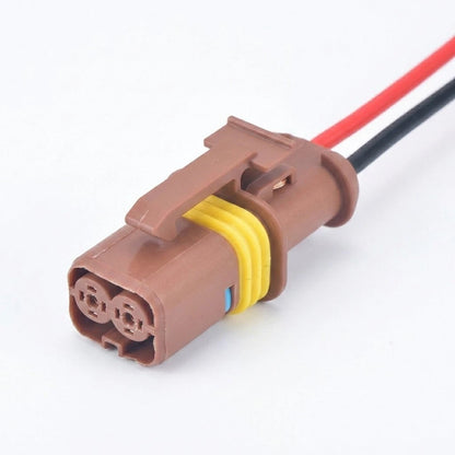 2 Pin Car Connector Lear Sealed Light Lamp Socket Plug 18286000002 Universal