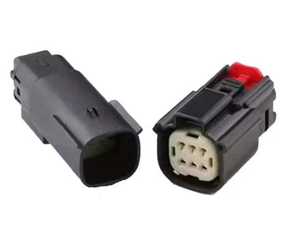 For Molex 6 Pin Wire Connector, Harley BLACK Waterproof, Sealed Kit, MX150 CPA